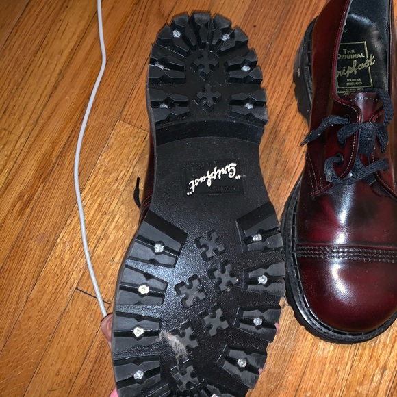 Gripfast Burgundy Rub Men’s steel toe shoe - Picture 2 of 2